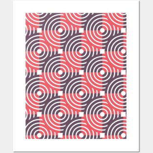 Circle Seamless Pattern 033#002 Posters and Art